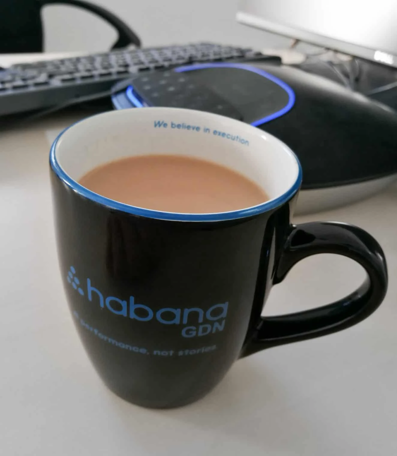 kubki reklamowe z kolorową krawędzią dla Habana GDN