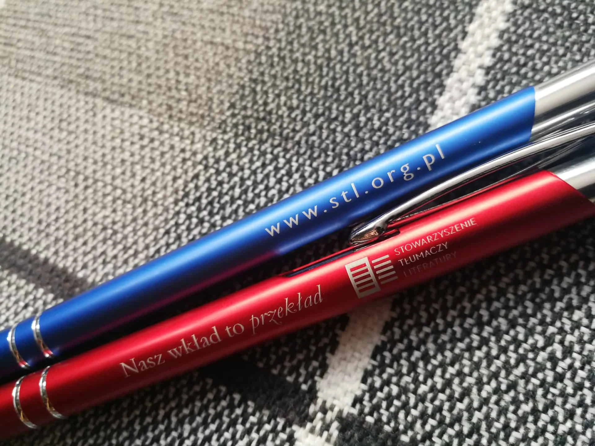 długopisy z grawerem dla Stowarzyszenie Tłumaczy Literatury