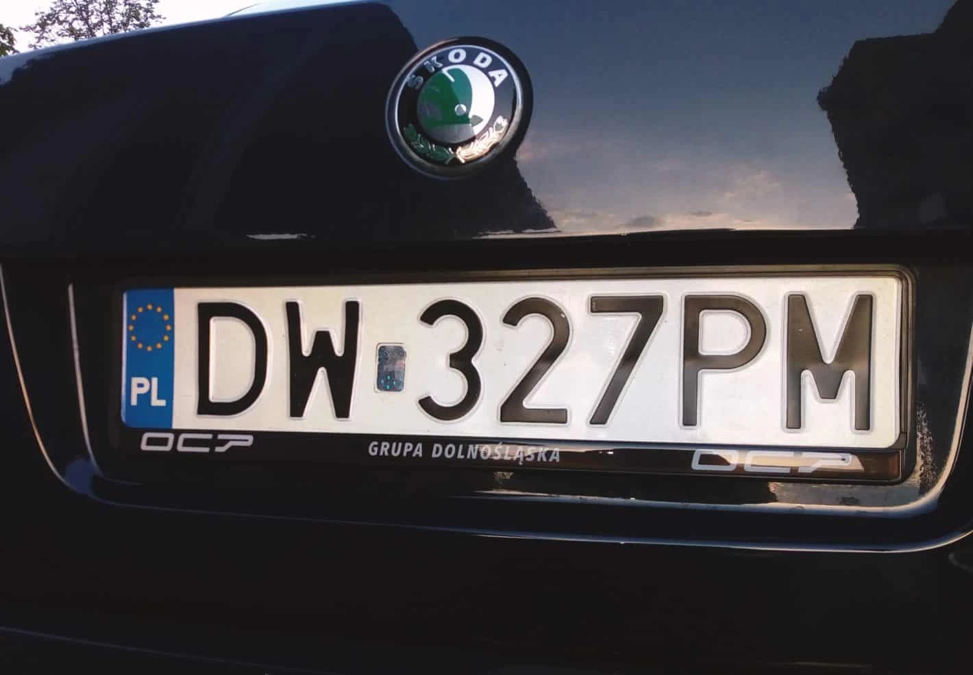 ramki samochodowe z logo OCP