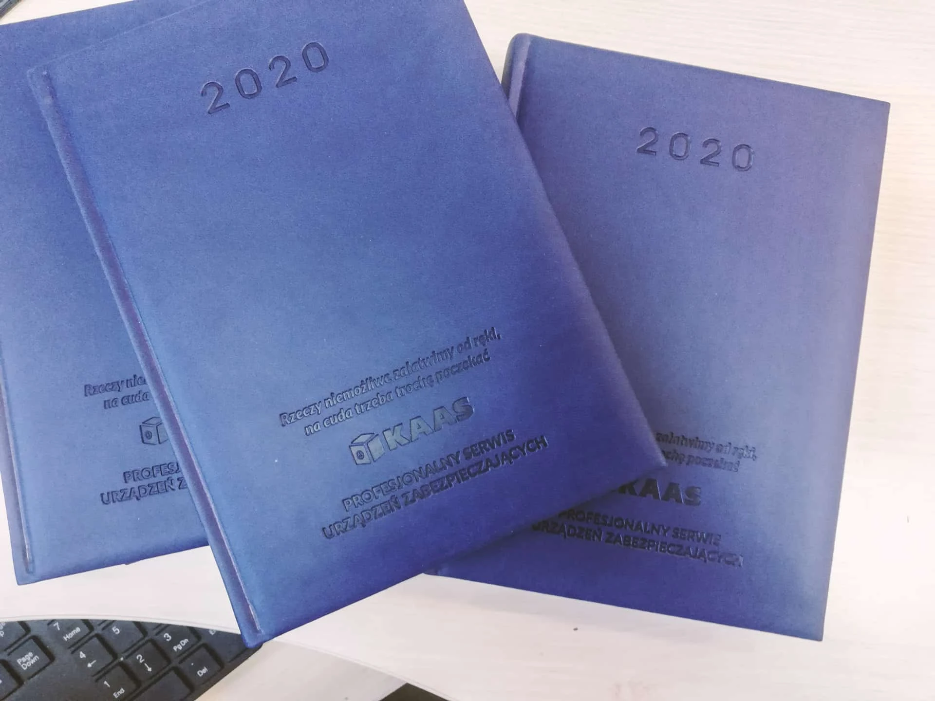 kalendarze książkowe z tłoczeniem dla kaas