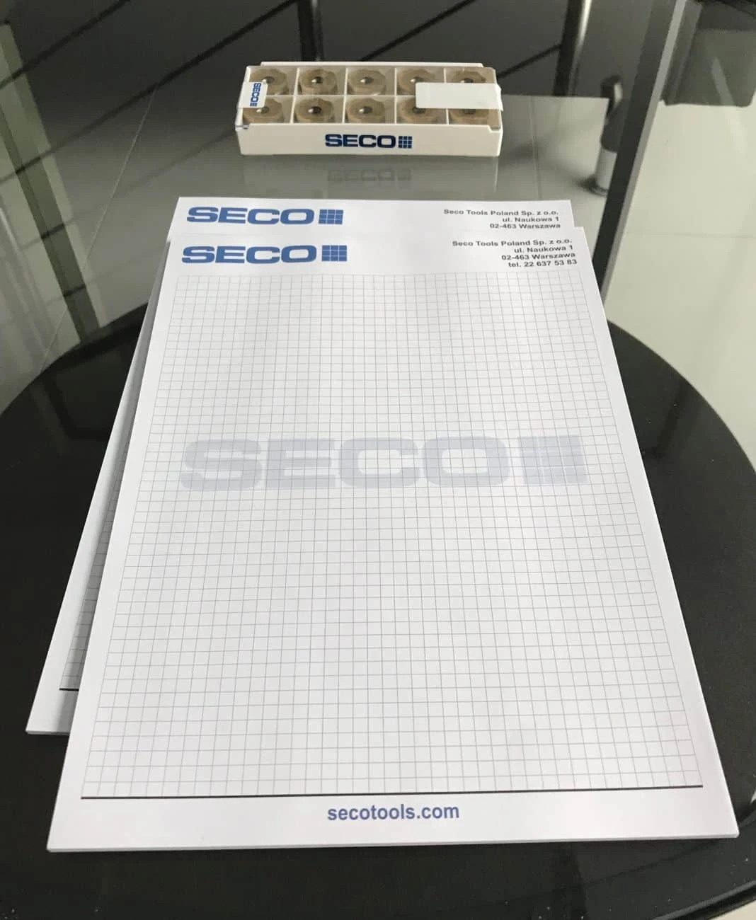 notesy reklamowe z logo SECO
