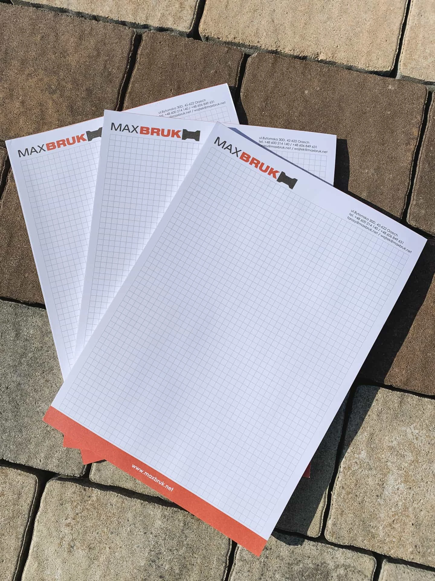notesy reklamowe z nadrukiem logo MaxBruk