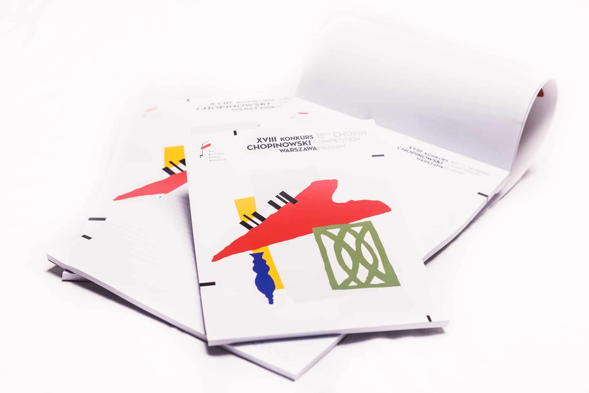 notesy z okładką z nadrukiem XVIII konkurs Chopinowski warszawa