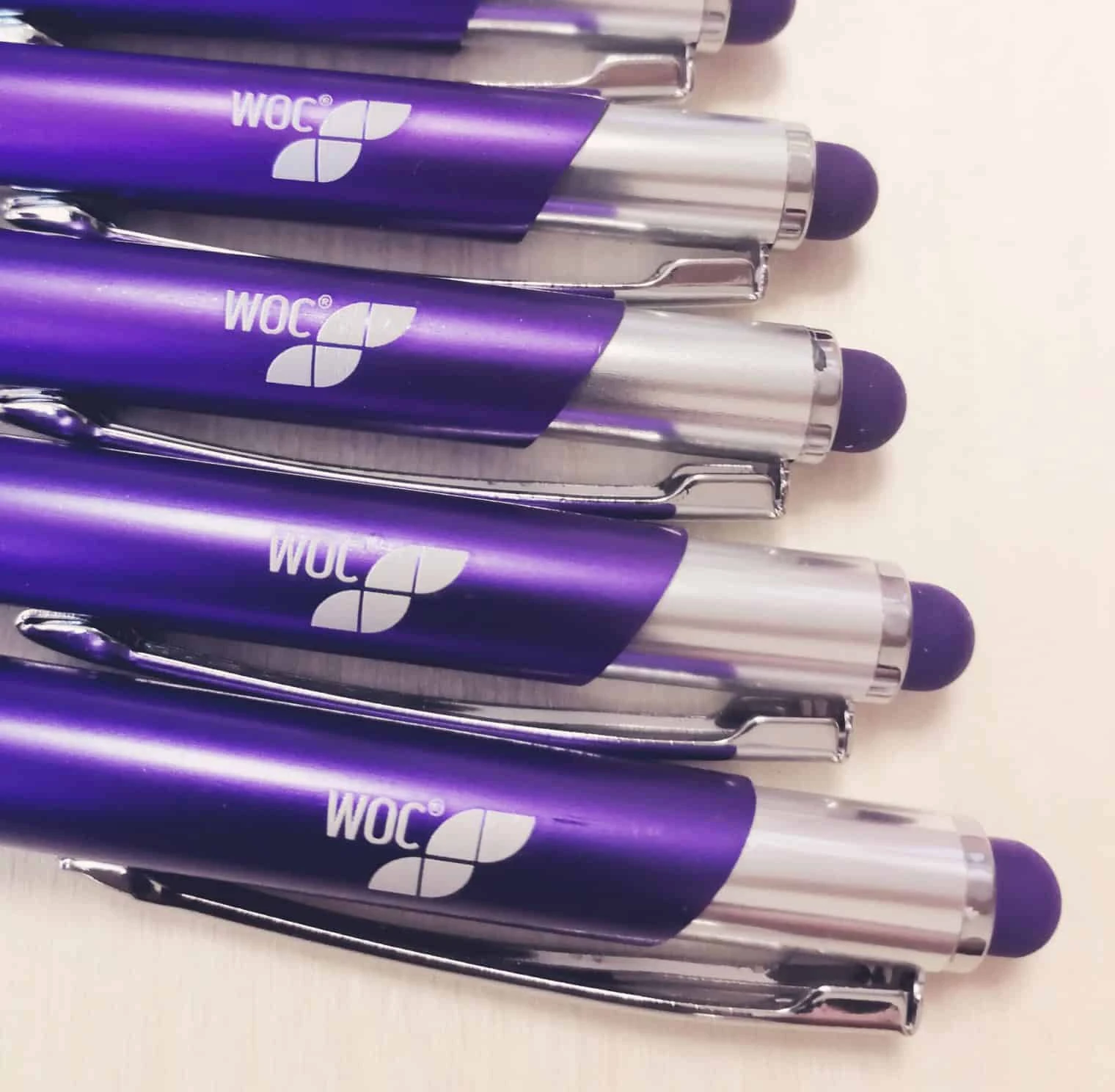 długopisy z końcówką do ekranów dotykowych dla WOC