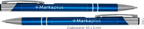 dlugopis_COSMO_slim-znakowanie przykład grawerowania logo na długopisach reklamowych COSMO SLIM