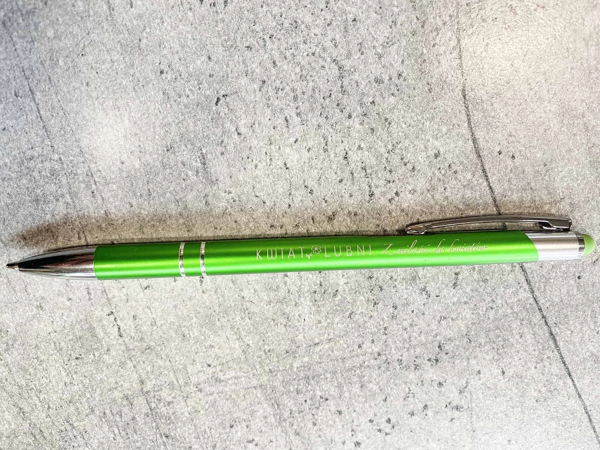 długopisy z nadrukiem Kwiatolubni