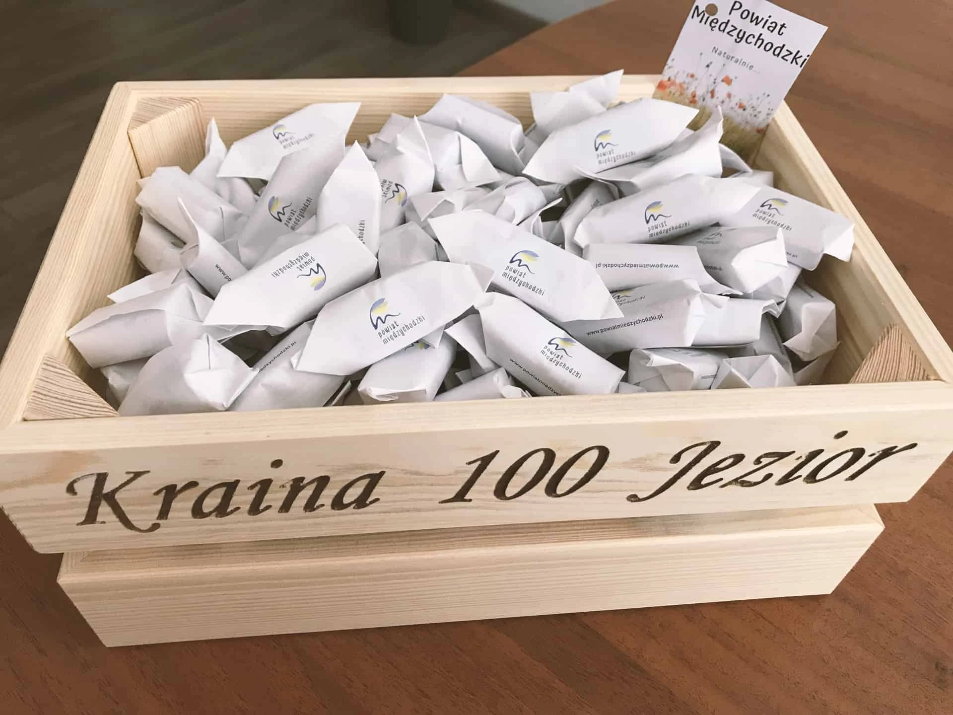 krówki z nadrukiem dla Powiatu Międzychodzkiego