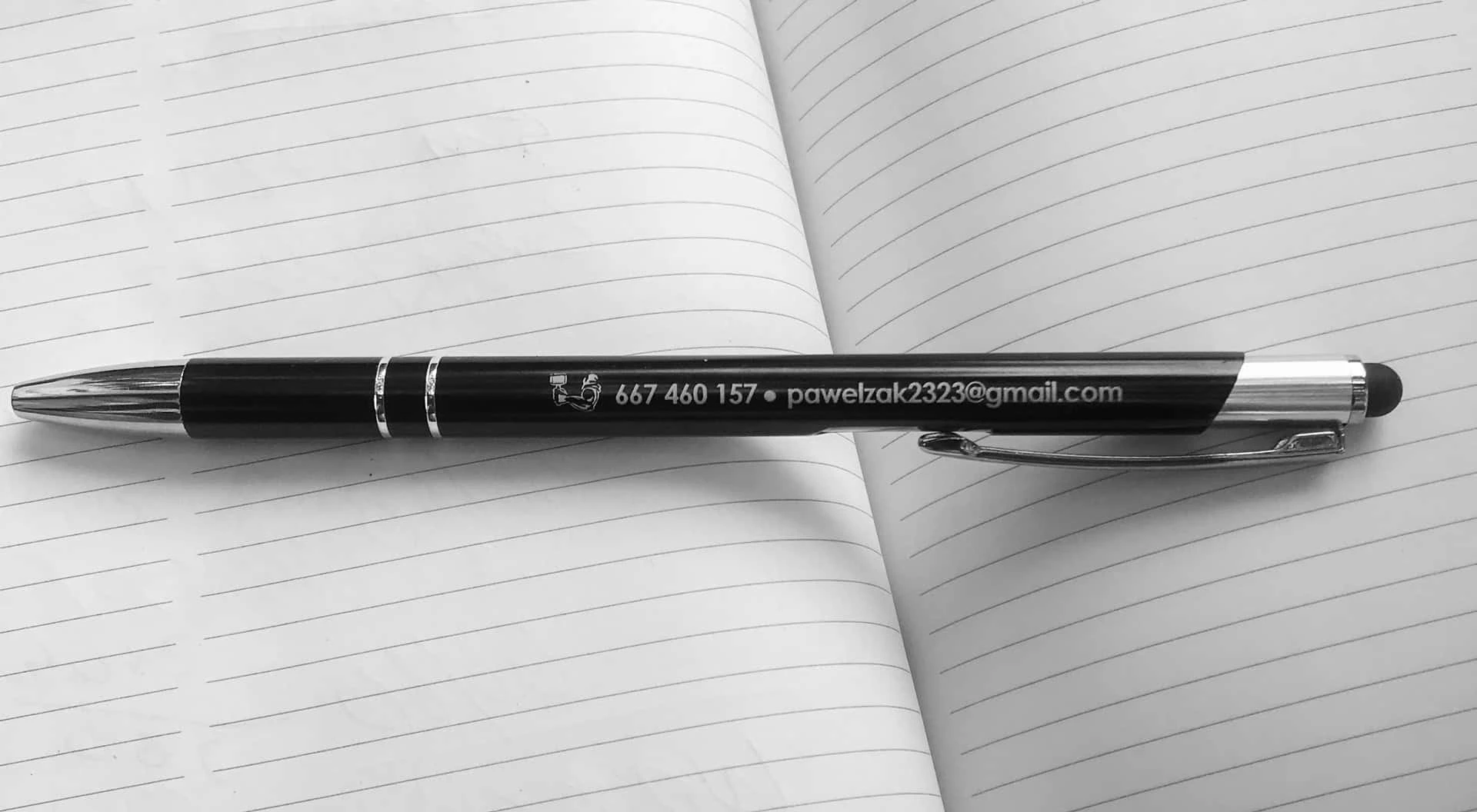 długopisy z grawerem