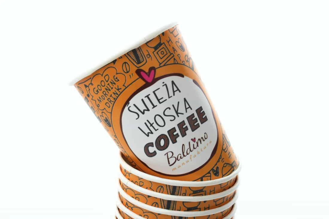 zdjęcie Kubki papierowe z nadrukiem