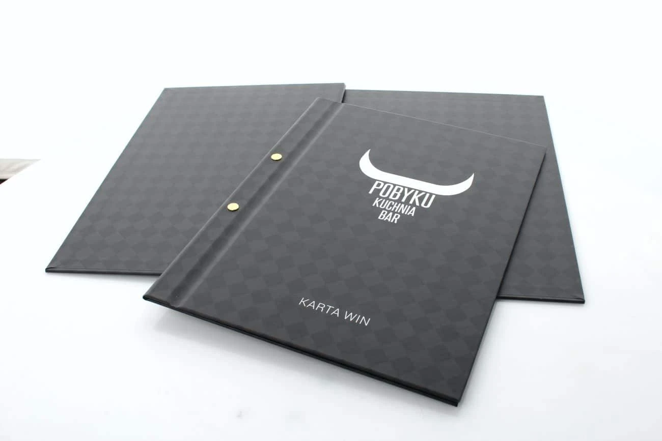 etui na menu dla restauracji POBYKU