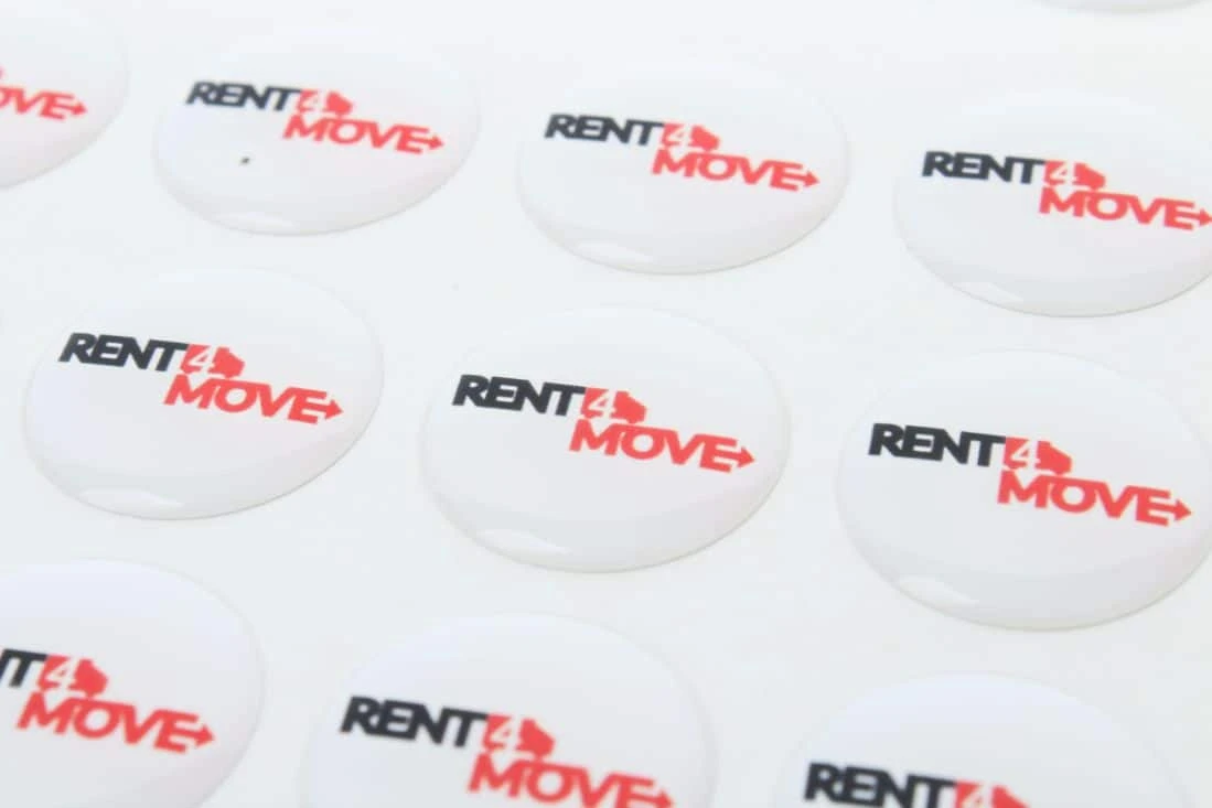 zdjęcie naklejek 3d dla firmy Rent4Move