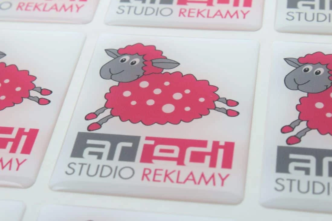 zdjęcie naklejek reklamowe dla artedi