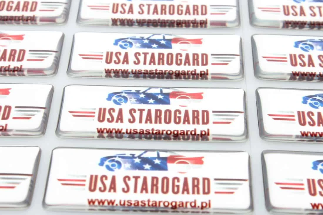 zdjęcie naklejek srebrnych dla USA Starogard