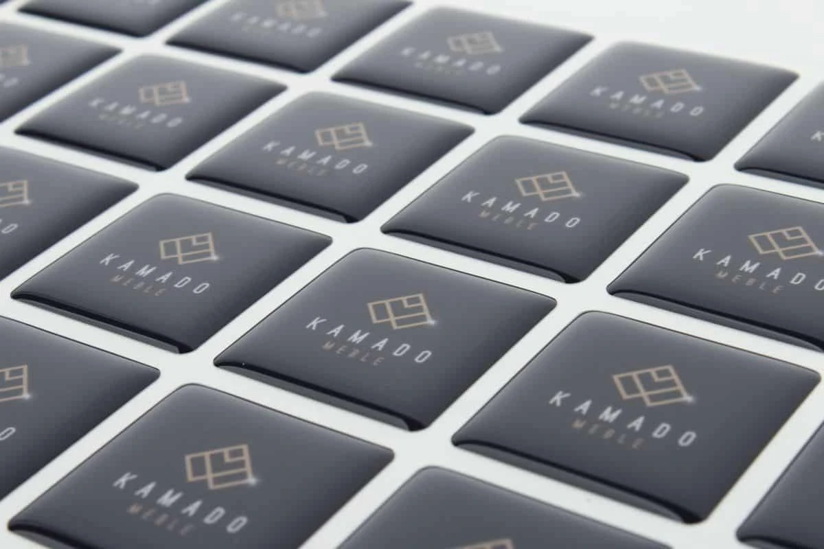 zdjęcie naklejek wypukłe dla firmy Kamado