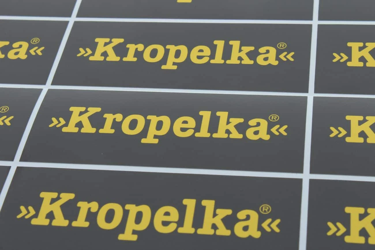 naklejki dla firmy Kropelka