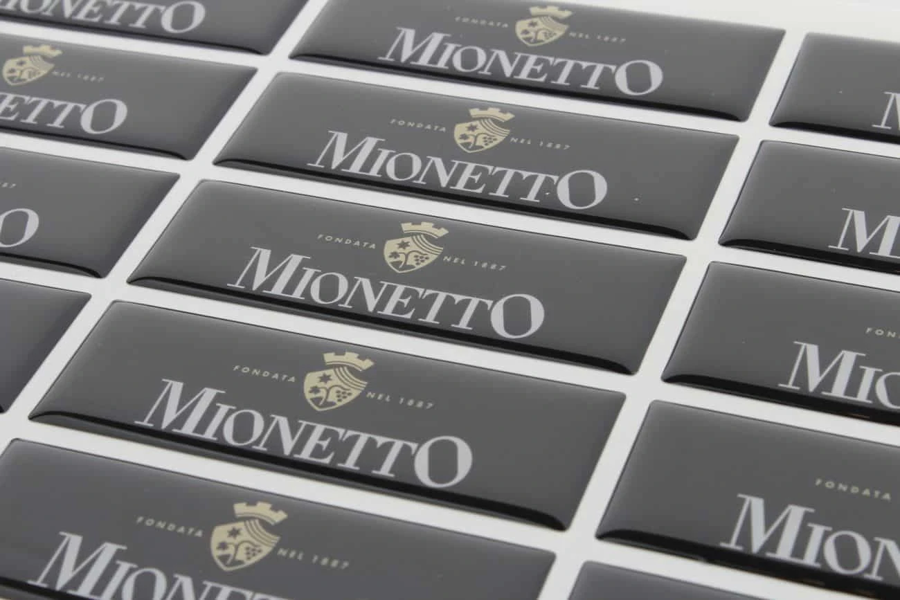 naklejki prostokątne 3d dla Mionetto