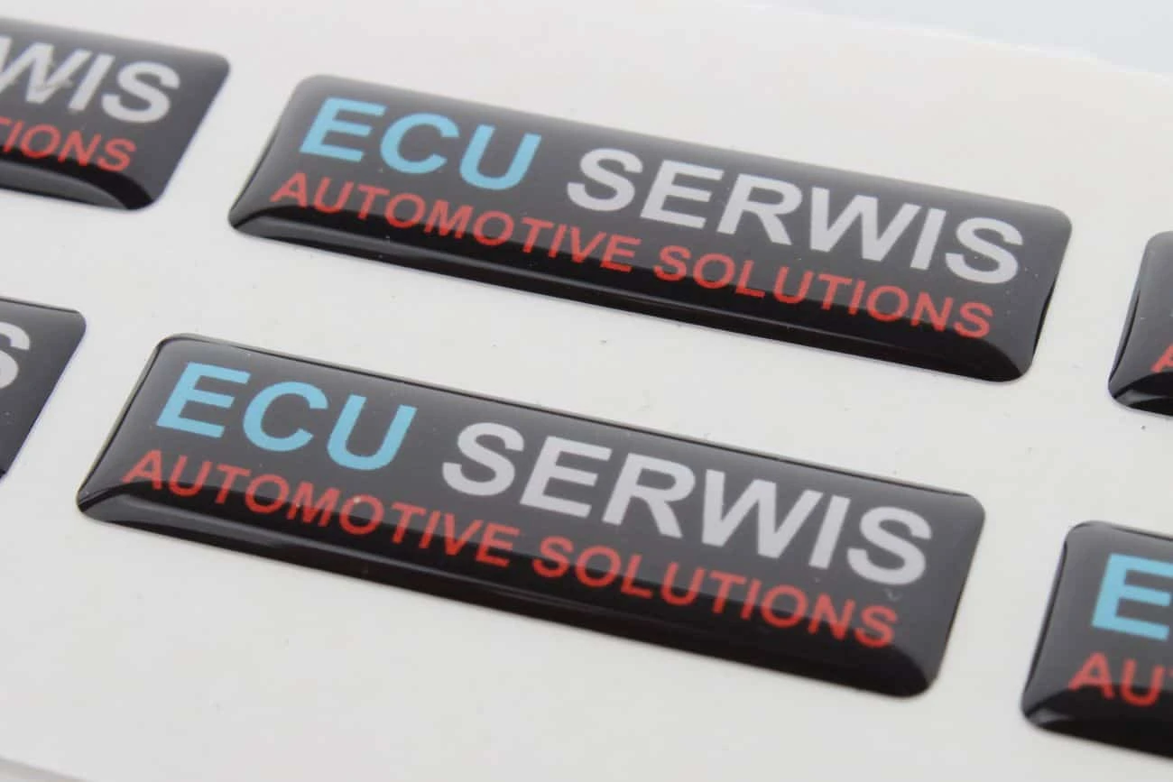 naklejki wypukłe dla Ecu Serwis