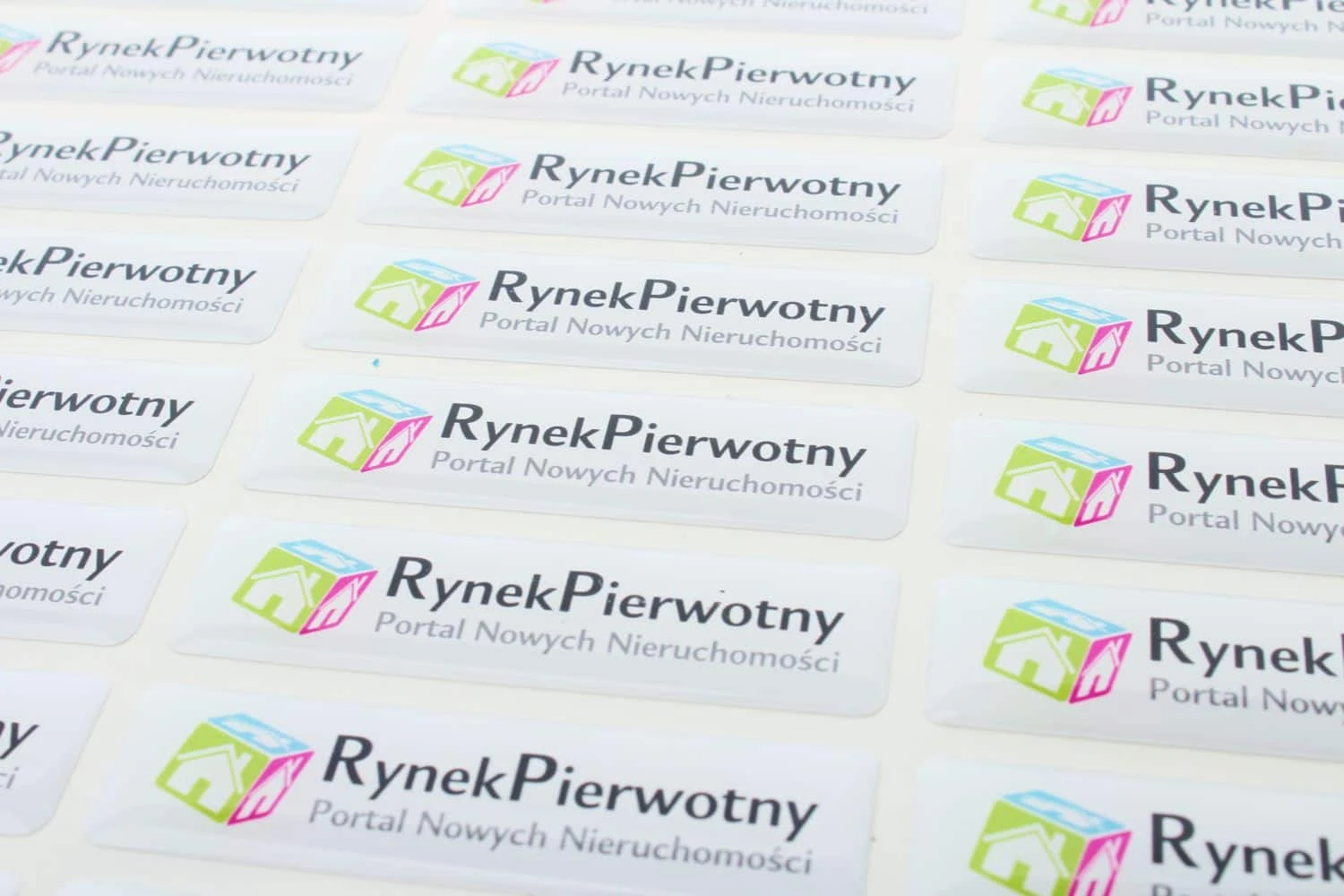 naklejki wypukłe dla Rynek Pierwotny