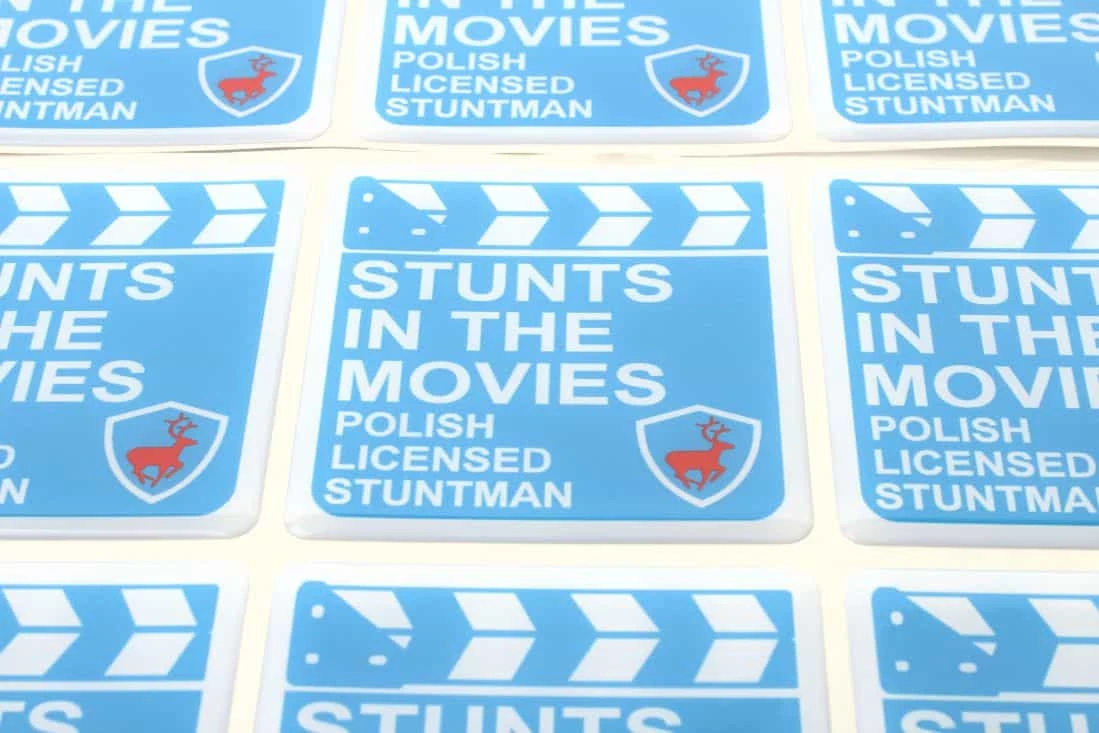 naklejki wypukłe Stunt