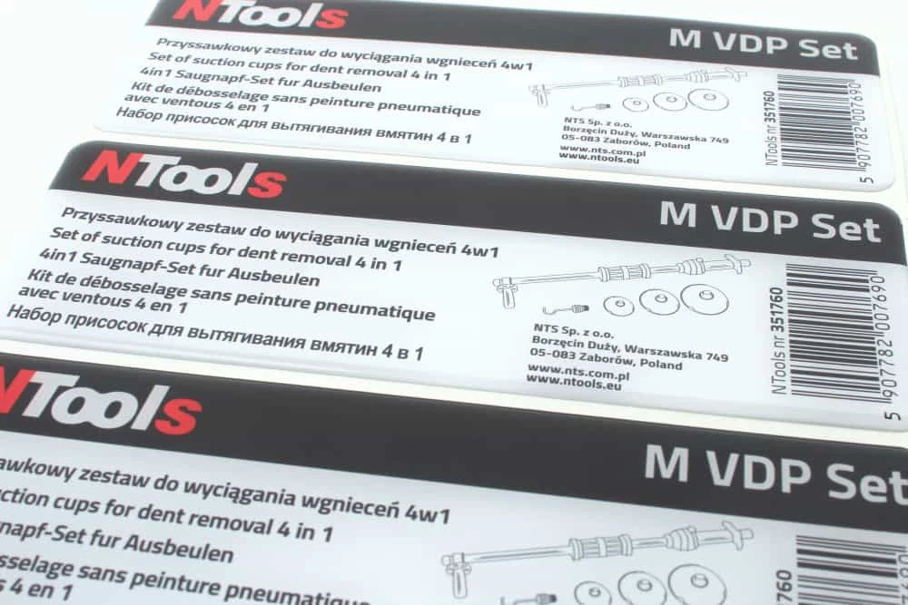 naklejki poliuretanowe z nadrukiem dla NTools