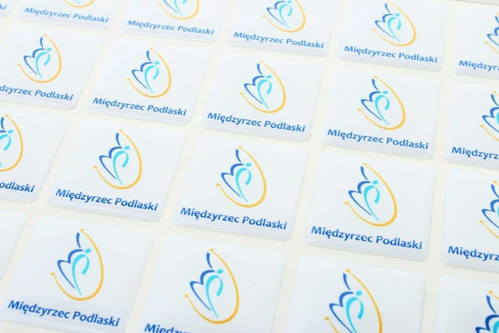 naklejki wypukłe dla UM Międzyrzec Podlaski