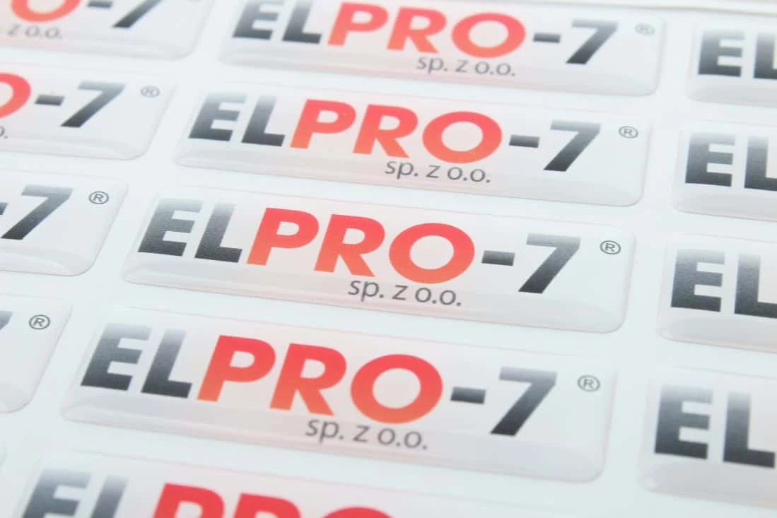 realizacja naklejek wypukłe z logo elpro-7