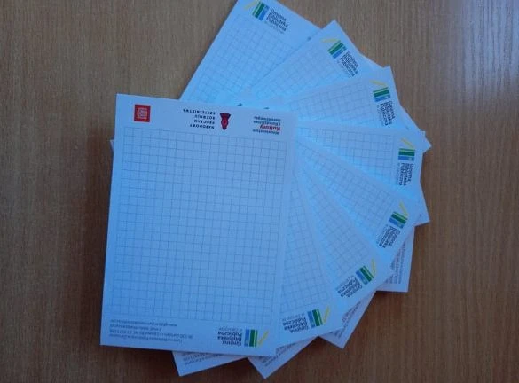 bloczki reklamowe z nadrukiem