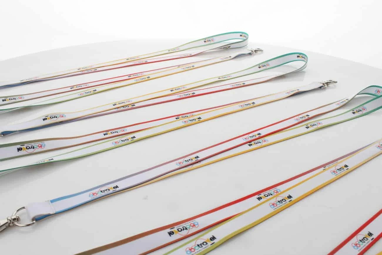 Smycze z nadrukiem ABC Travel