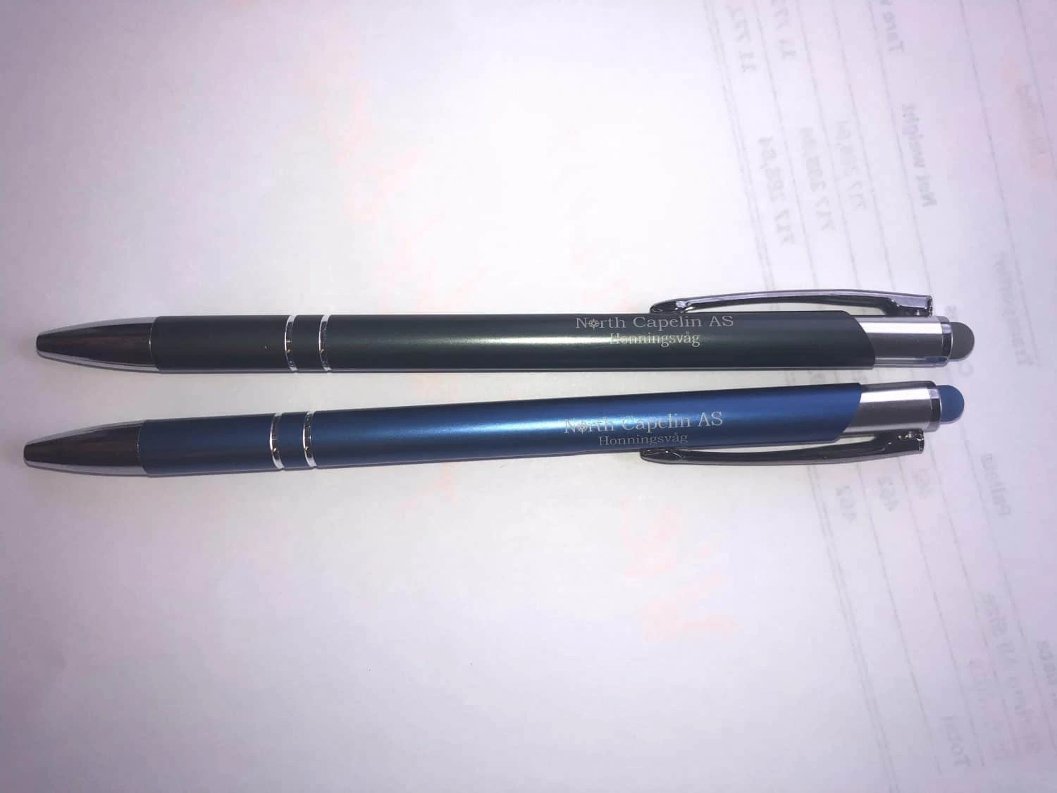 długopisy reklamowe z grawerem North Capelin AS
