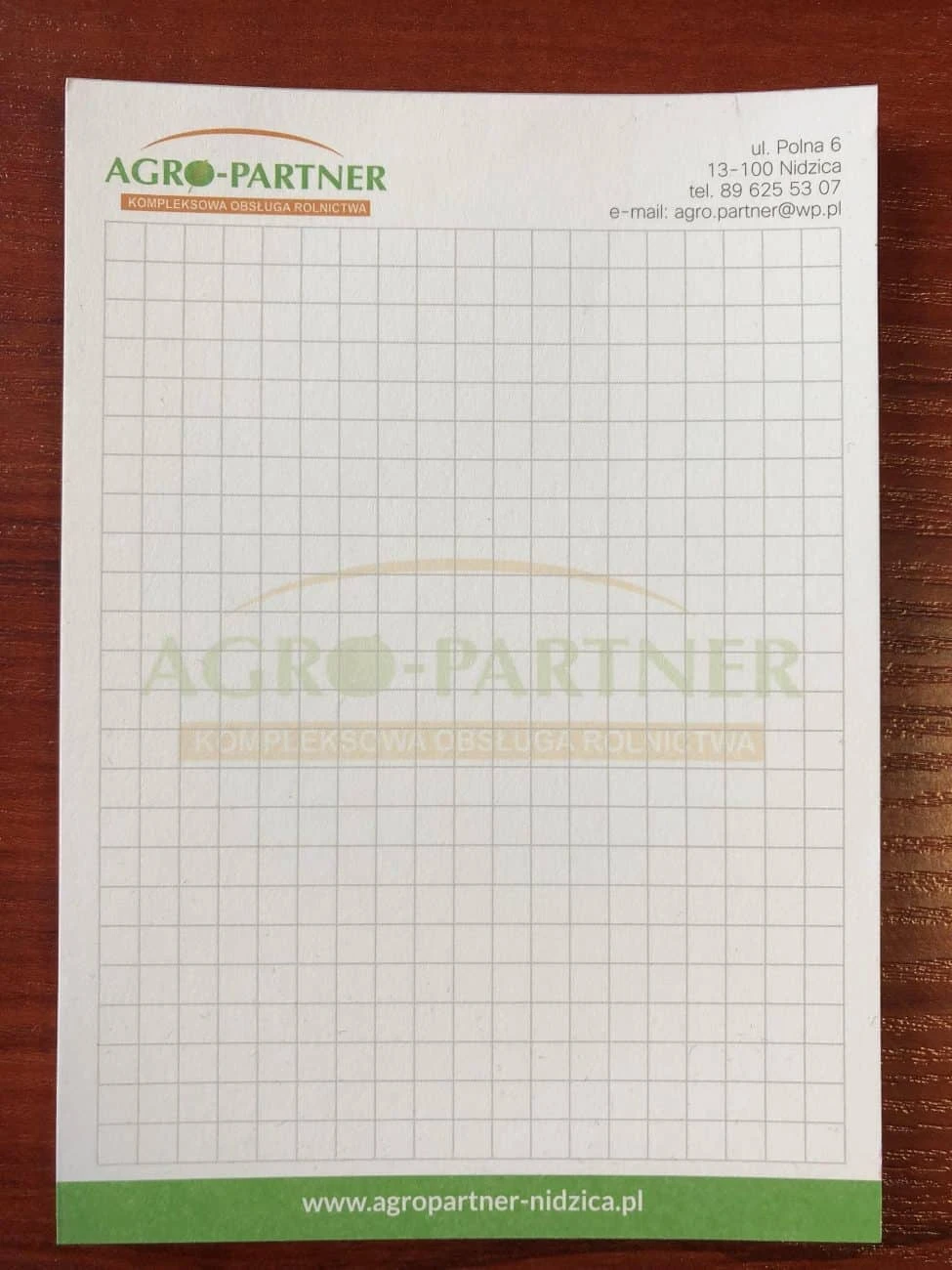 Notesy klejone z logo Agro-Partner