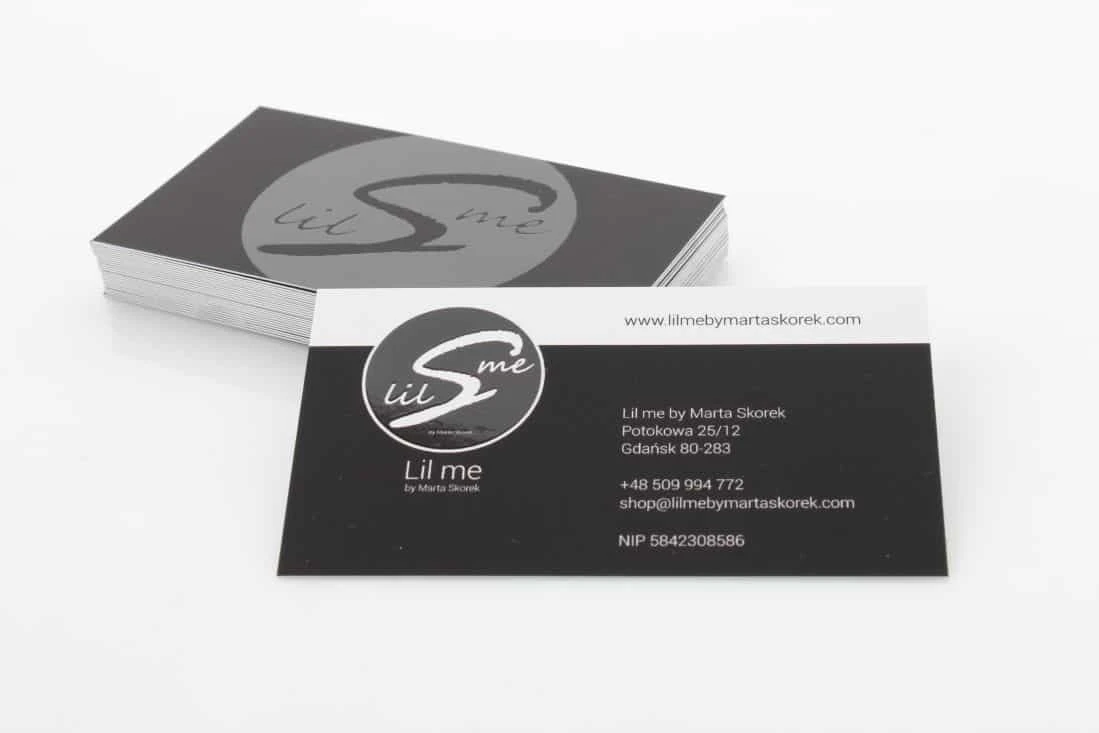 wizytówki reklamowe dla lil me