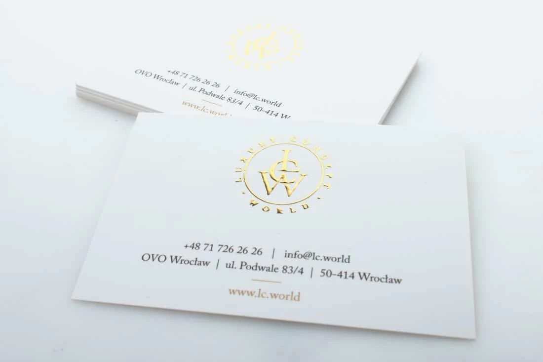 Zdjęcie wizytówek dla LCW