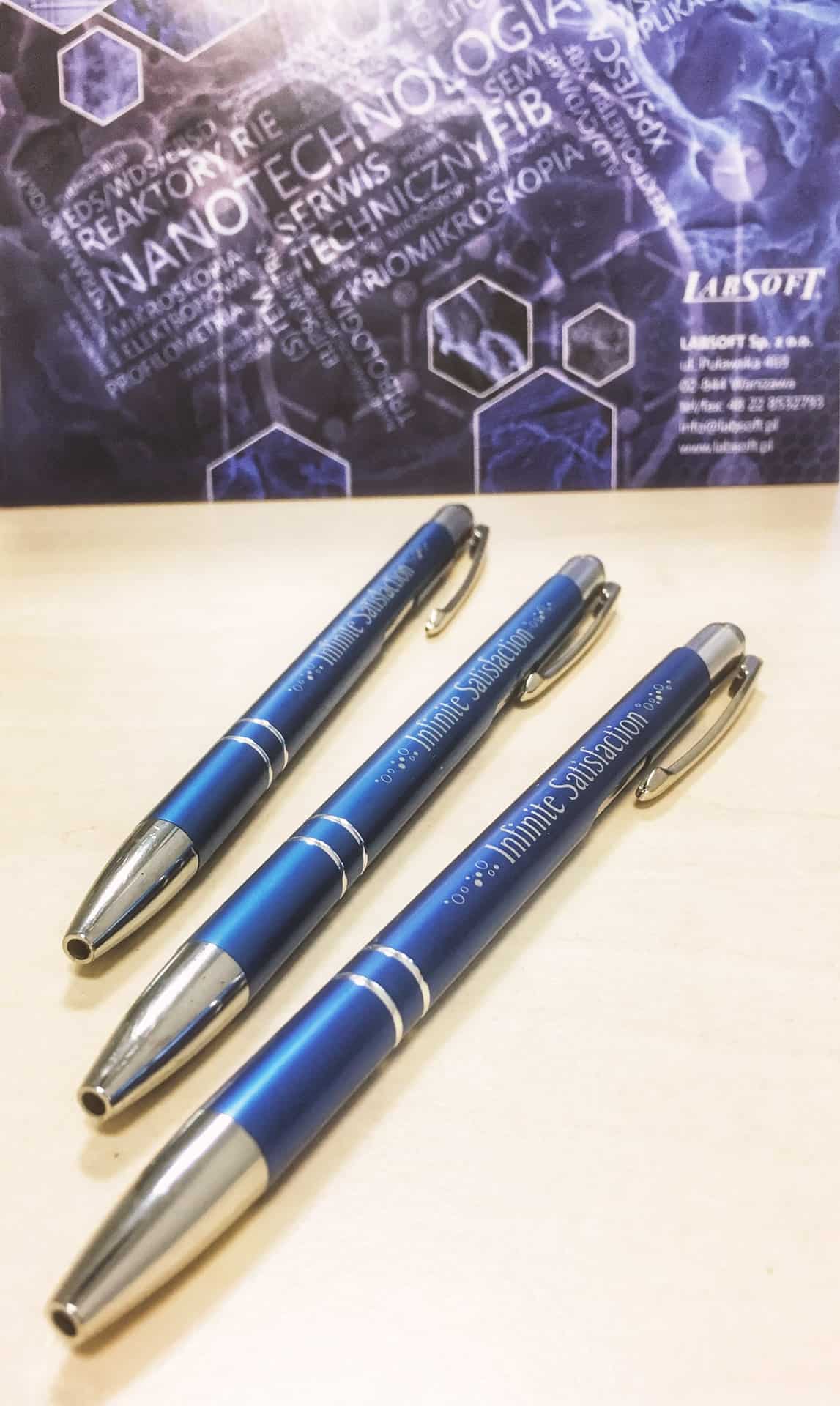 długopisy firmowe z logo Infinite Satisfaction