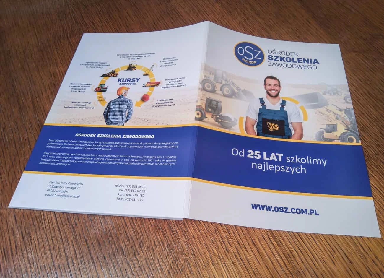 teczka na dokumenty dla ośrodka szkoleniowego